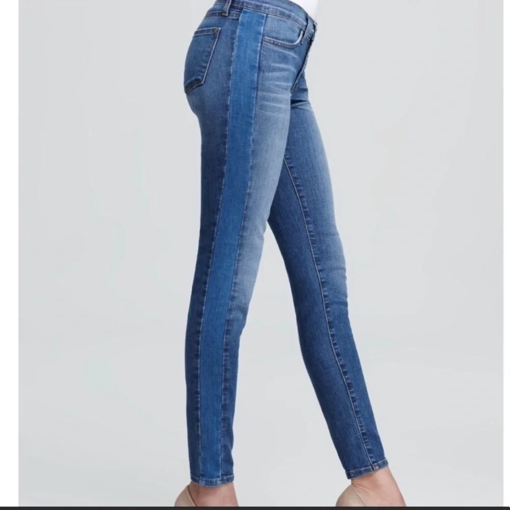 J Brand Chrissy Patchwork Skinny Jeans In Bliss